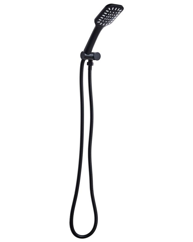 Słuchawka prysznicowa z wężem Amaja Czarny 1 szt.