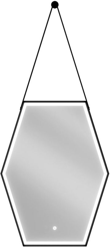 Lustro łazienkowe Mexen Orla czarne 60x80 cm 1 szt.