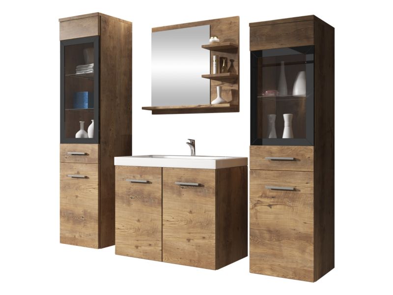 Meble łazienkowe MIRJAN 24 Madrit I kastanien breslau 1 kpl.