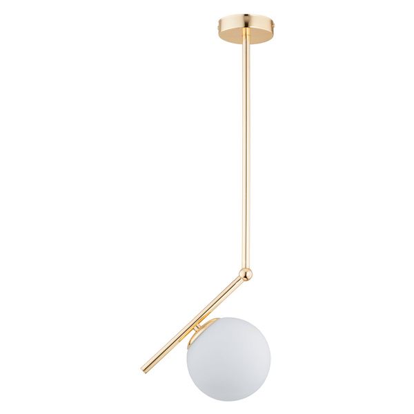 Lampa wisząca Alfa Liberty złoto-biała minimalistyczna 1xE14 x 10W 1 szt.