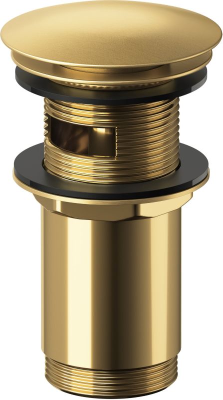 Korek umywalkowy Cersanit złoty KLIK-KLAK okrągły z/bez przelewu 1 szt.