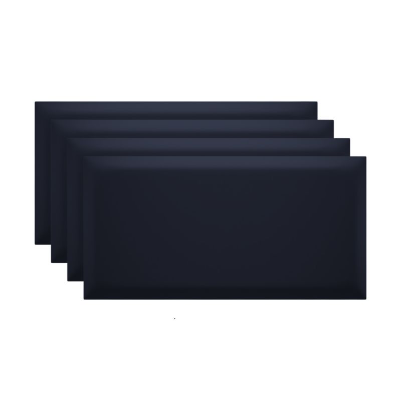 Panel ścienny tapicerowany Marbet Design SOFTLINE 60x30 cm RIVIERA79 granatowy 4 szt.