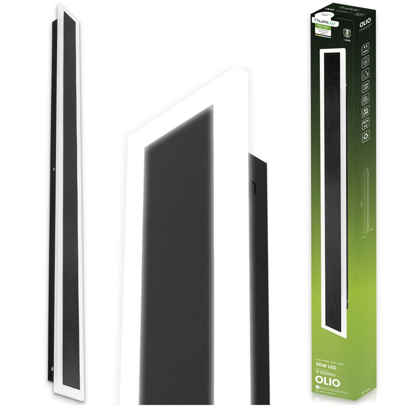 Lampa Ogrodowa Lumiled LED Lumiled Natynkowa Kinkiet Elewacyjny Ścienny 30W 4000K 100cm IP65 1 szt.