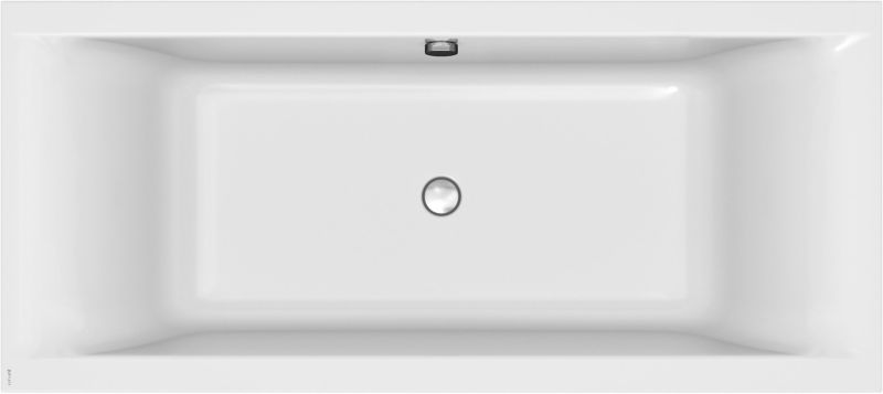Wanna prostokątna Cersanit Larga Slim 180x80 cm biała, akrylowa, w komplecie nogi, 1 szt.