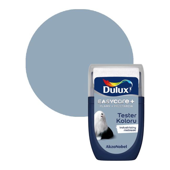 Tester farby Dulux EasyCare+ industrialny niebieski 0,03 l