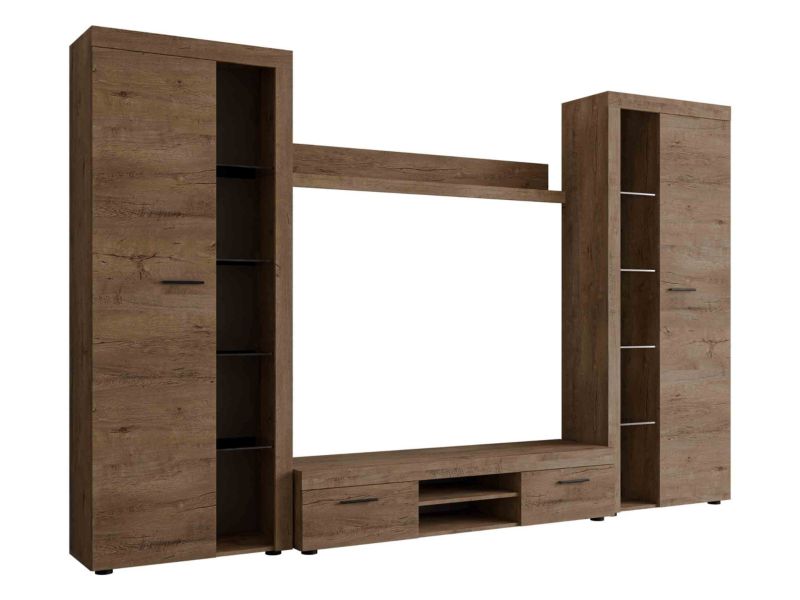 Meblościanka MIRJAN 24 Rumba XL dąb lefkas 1 kpl.