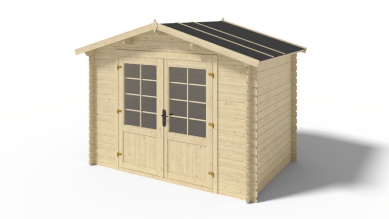 Domek ogrodowy ALTANKA 6 m2 - 3x2 m - 28 mm, drewniany, 1szt.
