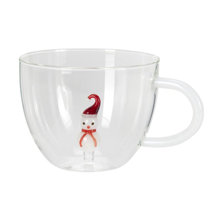 Szklanki EDANTI Świąteczne Filiżanki 400 ml Ozdobne Dekoracyjne Na Napoje 1 szt.