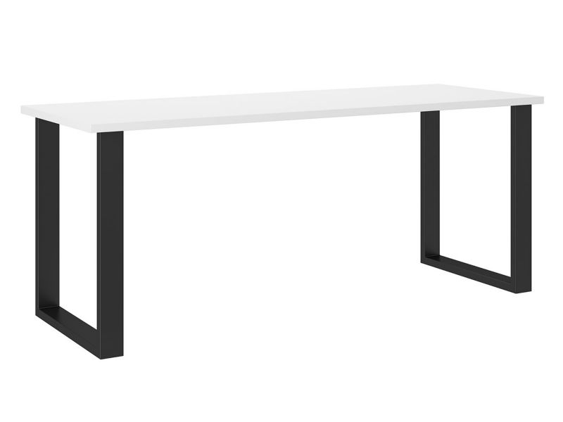 Stół industrialny MIRJAN 24 Imperial 185x67 biały / czarny 1 szt.