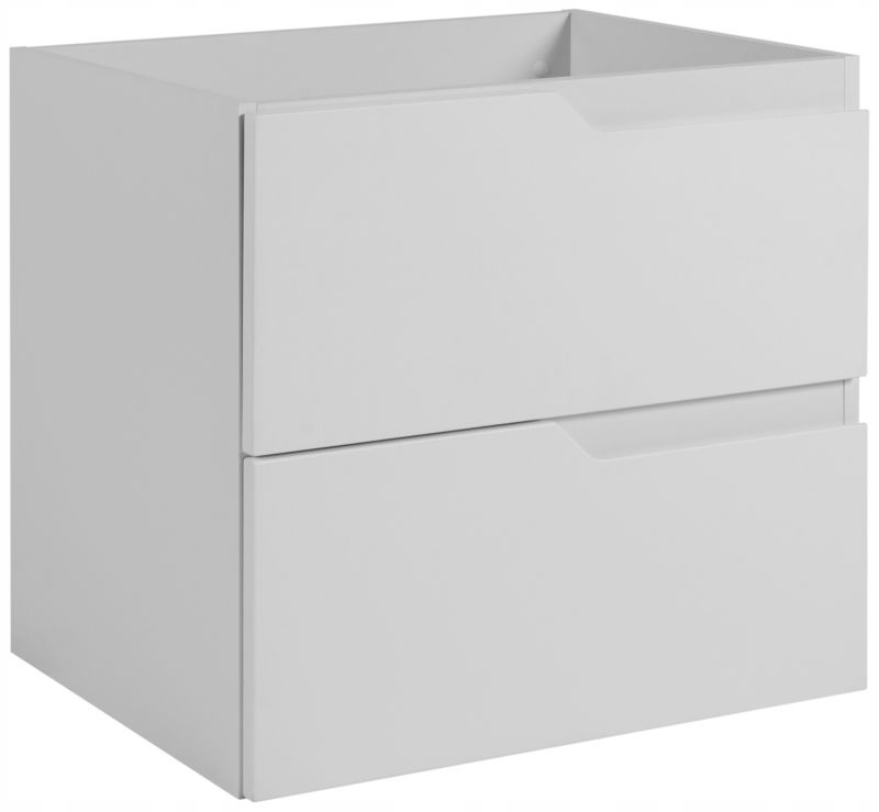 Szafka pod umywalkę Furnidea 60 cm biała frezowane uchwyty Modern 1 szt.