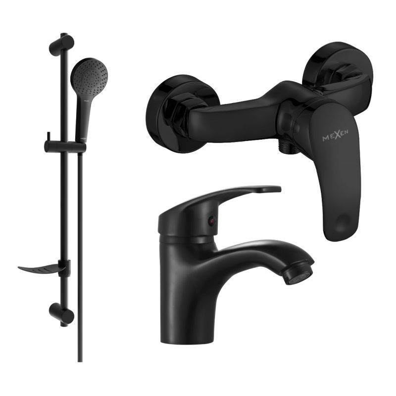 Zestaw prysznicowy Mexen Fabia czarny 746504DF05-70 1 szt.