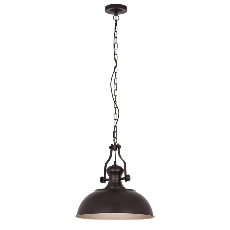 Lampa wisząca Italux Rosalia 0846 brązowa 41 cm szerokości 1xE27 x 60W 1 szt.