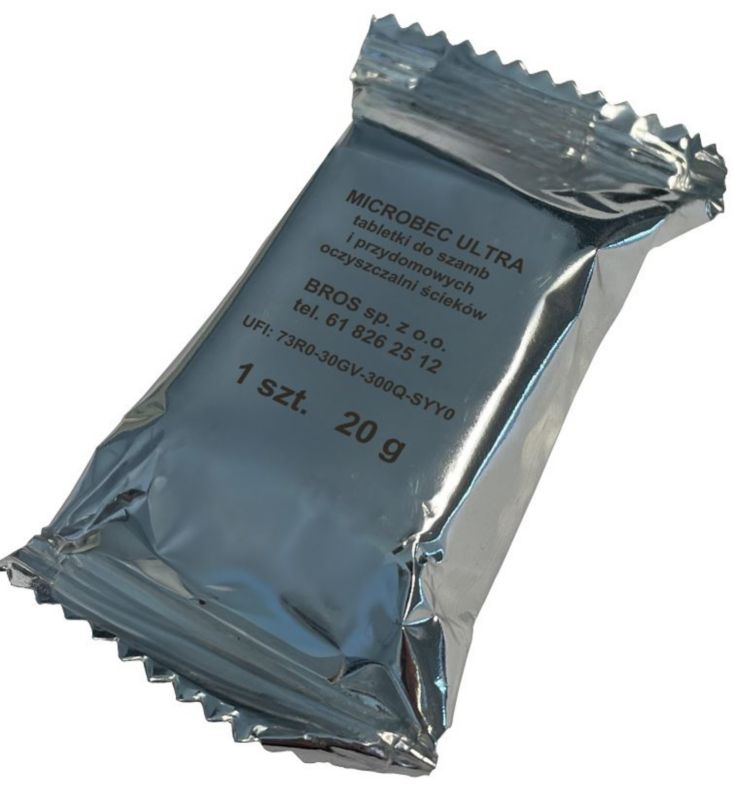 Tabletka do szamb Bros Microbec Ultra 1 sztuka