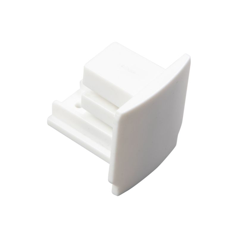 Zasilanie + zaślepka do szynoprzewodu Milagro 3-obwodowe białe