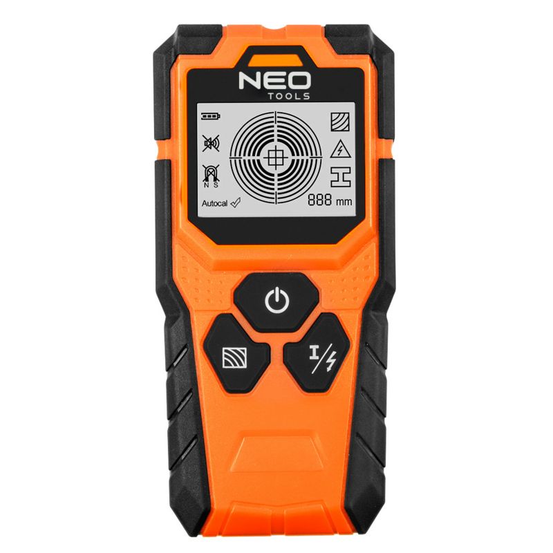 Wykrywacz NEO TOOLS z wyświetlaczem, 3 w 1 1 szt