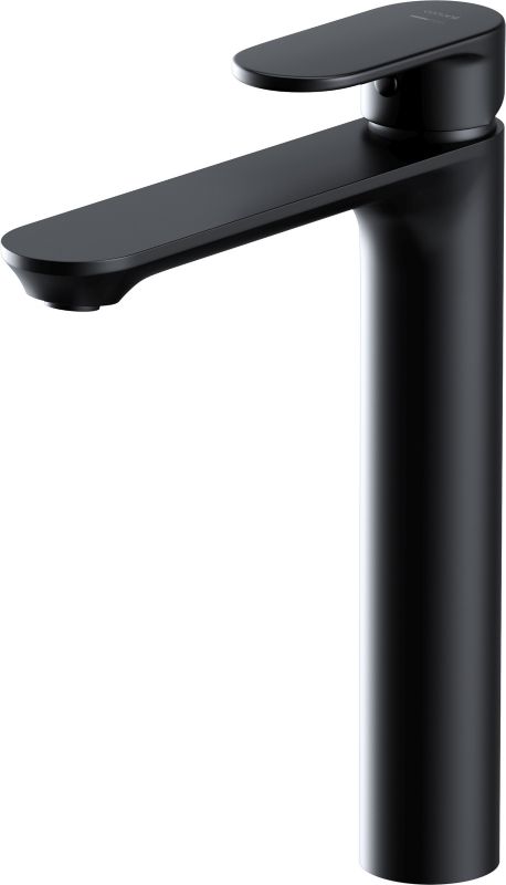 Bateria Umywalkowa Cersanit Crea Czarna Jednouchwytowa Nablatowa Stała Wylewka 1 szt.