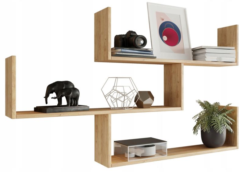 Półka Matkam wisząca THETA regał Per dąb sonoma 1 szt.