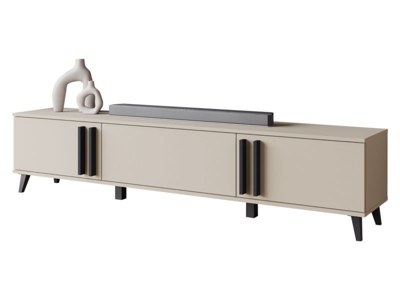 Szafka RTV MIRJAN 24 Helsinki congo + czarny grafit 1 szt.