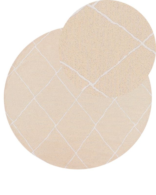 Dywan zewnętrzny Gwalior Beżowy 120 cm 1 szt.