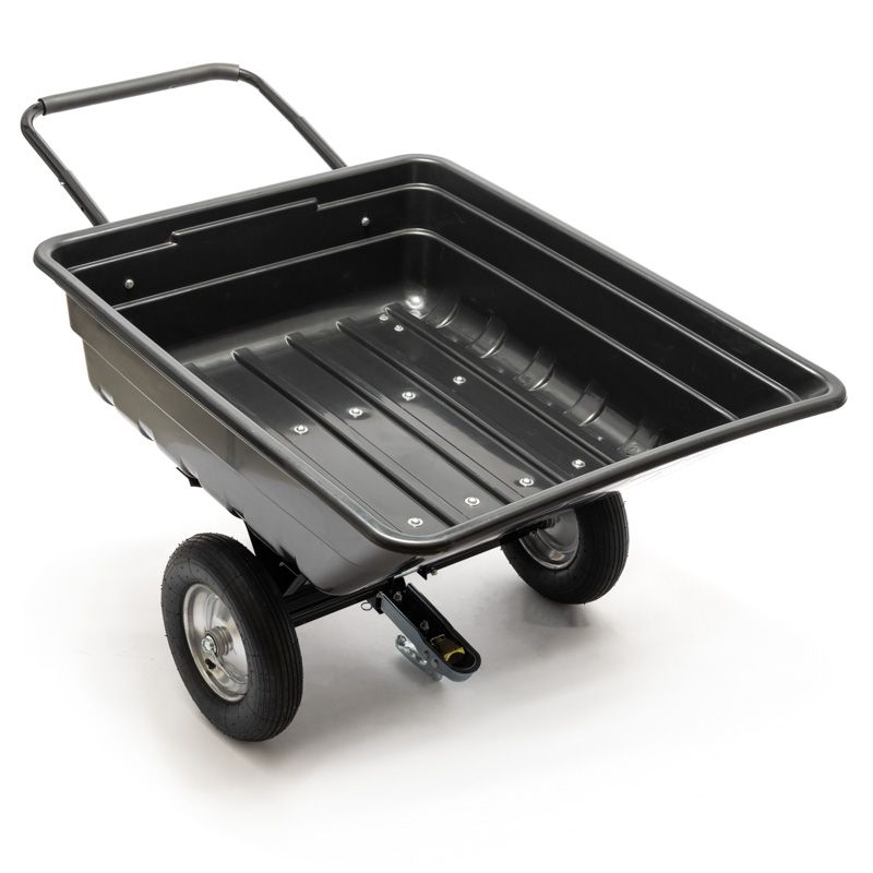 PRZYCZEPKA ogrodowa Bauhus DO TRAKTORKA kosiarki QUADA TACZKA Wywrotka 225KG 1 szt.