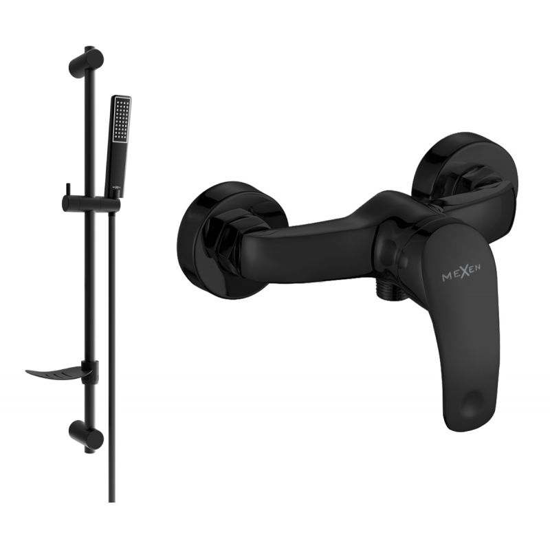 Zestaw prysznicowy Mexen Fabia czarny 74654DF72-70 1 szt.