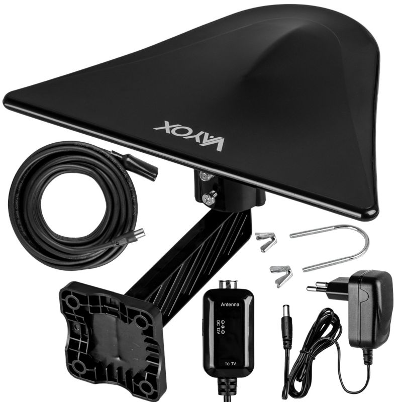 Antena kierunkowa Vayox VA0023 DigiActiv VHF UHF DVB-T2 4K filtr LTE 5G 1 szt.