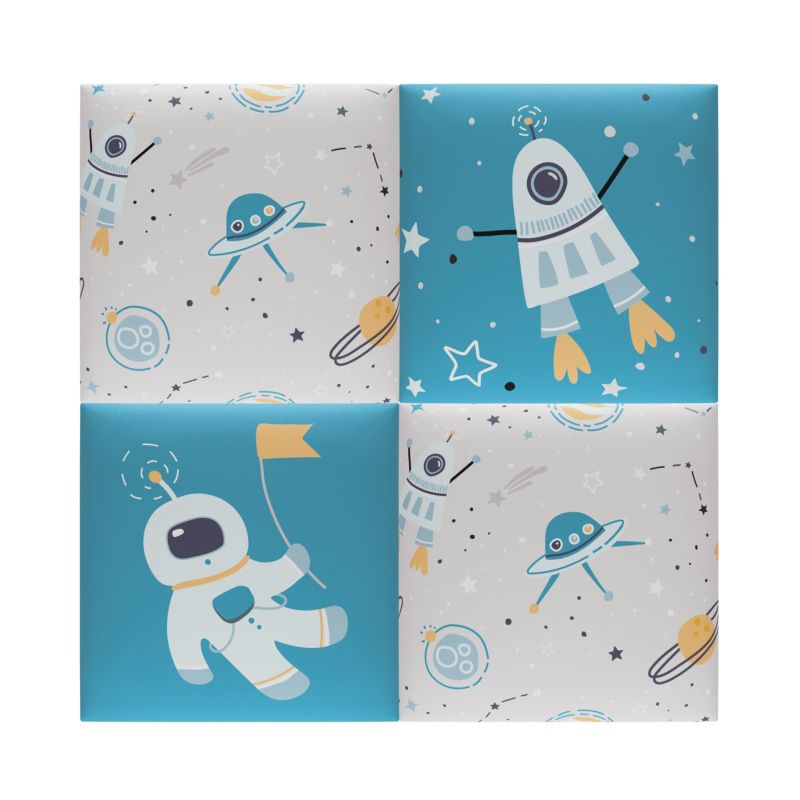 Panel ścienny tapicerowany Stegu Mollis kwadrat 30 x 30 cm UFO - 4szt.