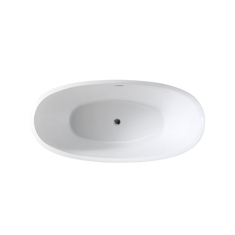 Wanna wolnostojąca Hagser Anke 170x80 cm akrylowa owalna biały połysk 1 szt.