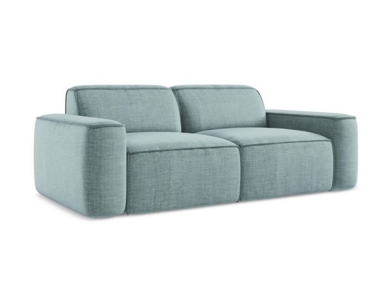 3-osobowa kanapa modułowa LaMiaSofa MELISSA z tkaniny strukturalnej 204x102 cm jeans 1 szt.