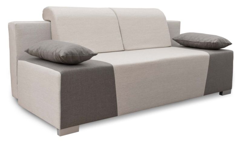 Sofa rozkładana do salonu Bonni Kordoba Szara/Krem 1 szt.