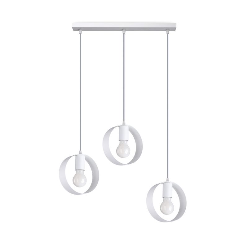 Lampa wisząca Sollux Lighting TITRAN 3 biała 1 szt.