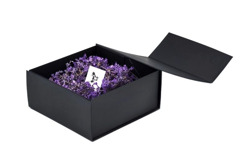 Pudełko Magnatyczne Neopak Czarne 200x200x90mm Pudełko Prezentowe Ozdobne 1 szt.