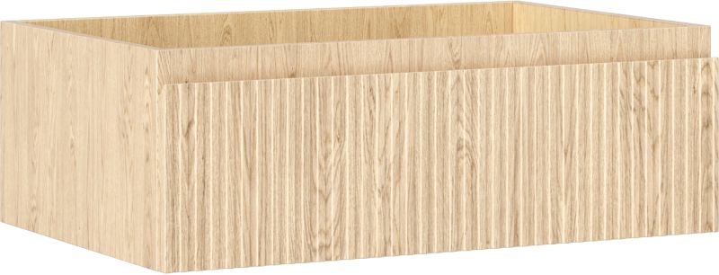 Szafka łazienkowa podumywalkowa Mexen Rivel dąb ryflowana 70 cm 1 szuflada 1 szt.