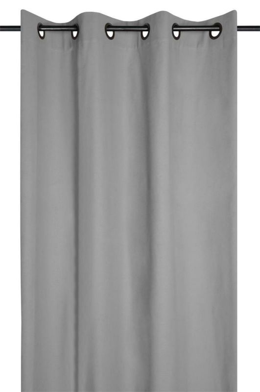 Zasłona Duo STOF jasnoszara bawełniana 135x240 cm 1 szt