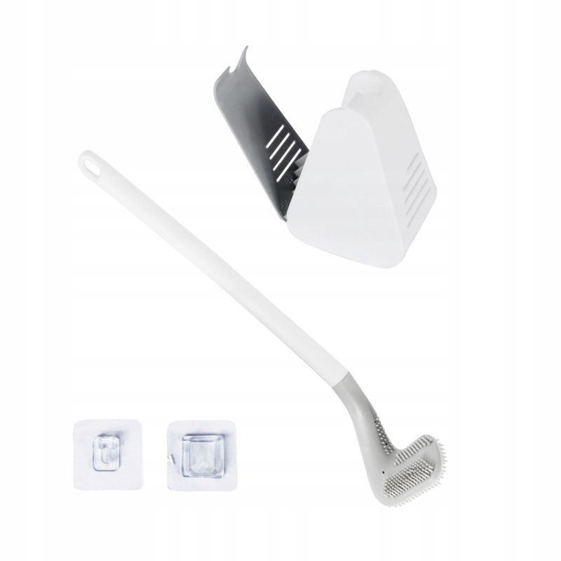 Szczotka do wc Rodeno toaletowa biała silikonowa 1 szt.