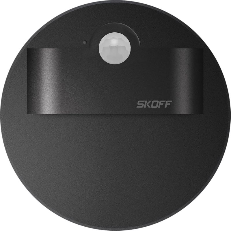 Oświetlenie schodowe LED Skoff Rueda z czujnikiem ruchu 4000 K czarne