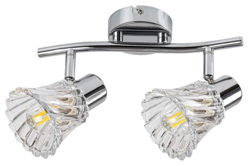 Oprawa sufitowa spot Rabalux Hestia chromowany 2 x E14 x 40W IP20 wym: 13,5 x 26,5 x 13,5 cm - 1 szt.