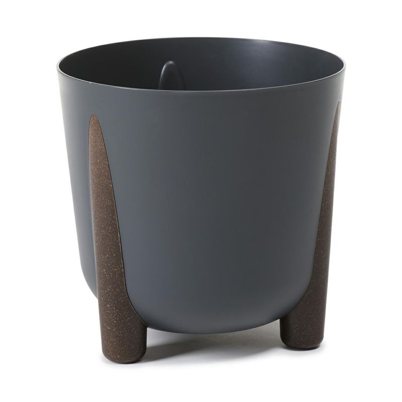 Donica HowHomely Tworzywo ECO Antracytowa 25cm