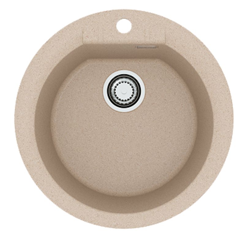 Zlewozmywak granitowy Alveus Cadit 100 kol. 22 piasek (fi 42,5) 1-komorowy 1szt.