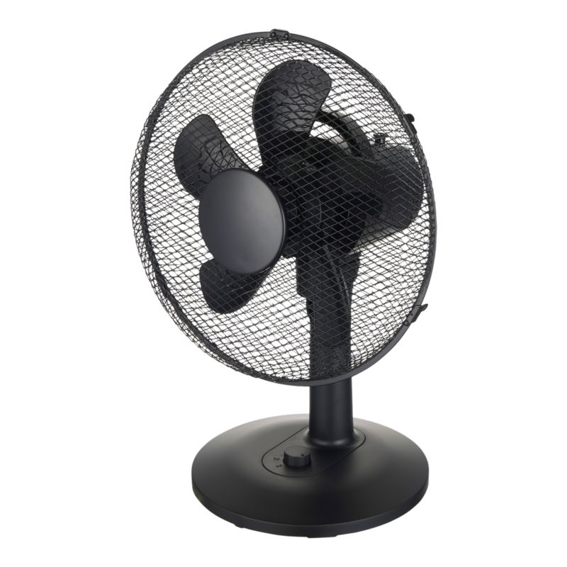 Wentylator biurkowy 28 cm czarny