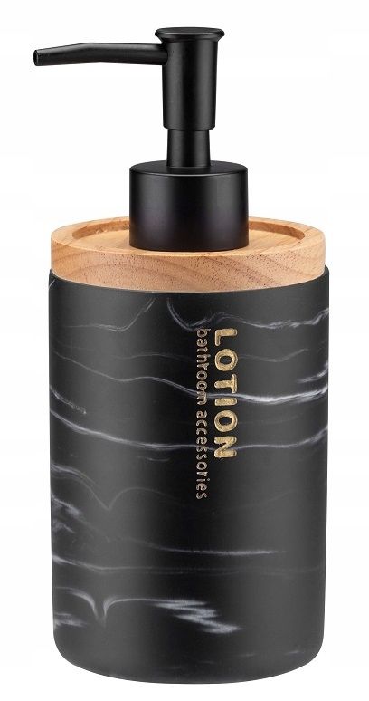 Dozownik Do mydła KADAX W Płynie Czarny marmur 1 szt.