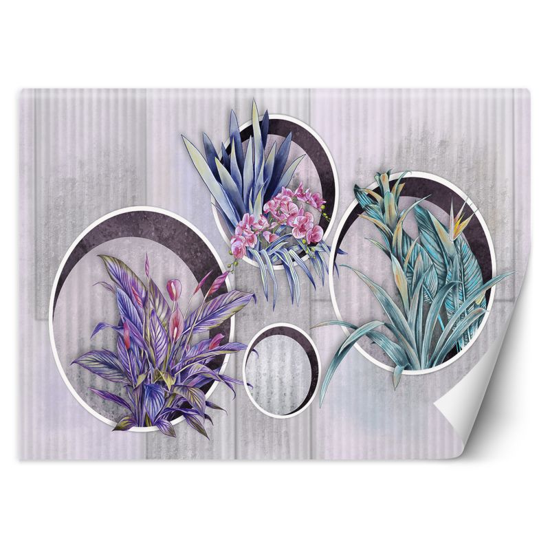 Fototapeta Feeby Kwiaty kolo abstrakcja 150x105 1 szt