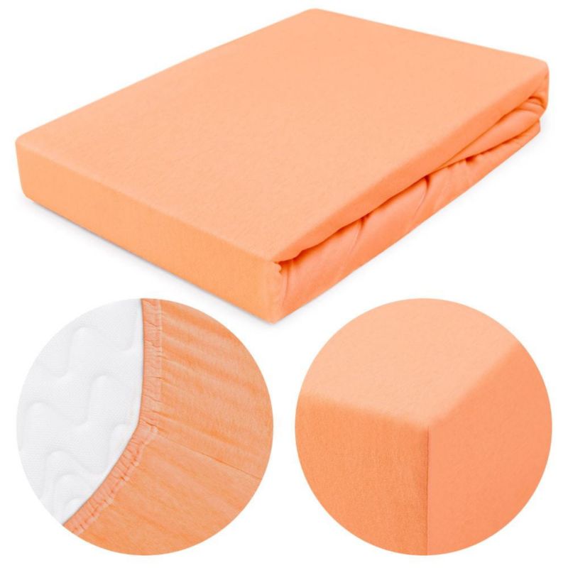 Prześcieradło jersey z gumką Darymex 200x220 kolor Łosoś 1 szt.