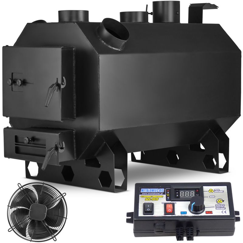 Piec nadmuchowy z nadmuchem grzewczy OKTAGON dmuchawa wentylator 35kW