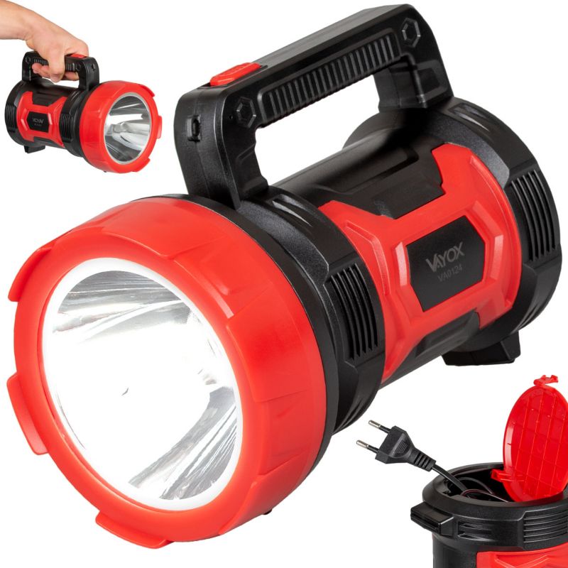 Latarka szperacz Vayox VA0124 akumulatorowa 230V 400lm 1 szt.