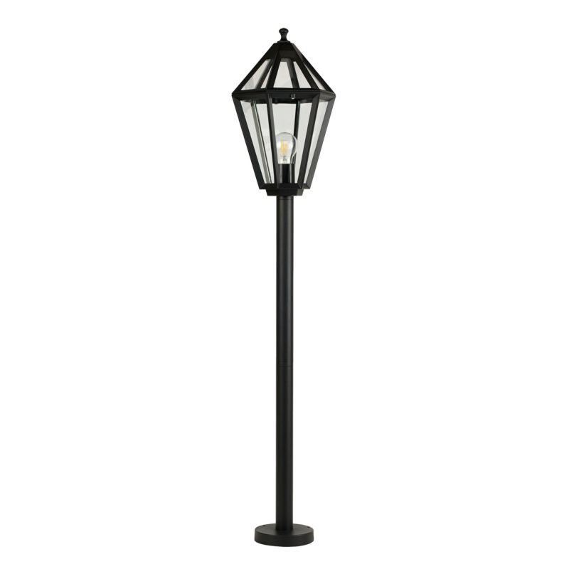 Lampa stojąca GoodHome Radley E27 IP44 czarna