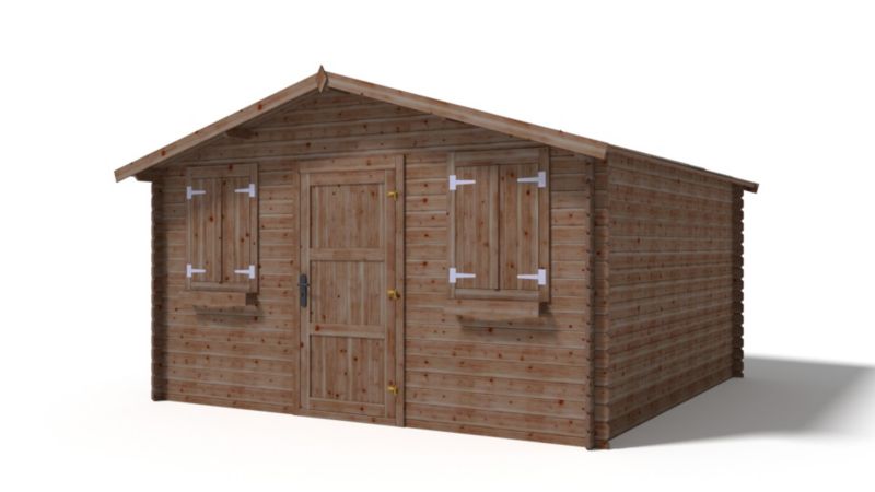 Domek ogrodowy ALTANKA 16 m2 - 4x4 m - 28 mm, drewniany, impregnowany, 1szt.