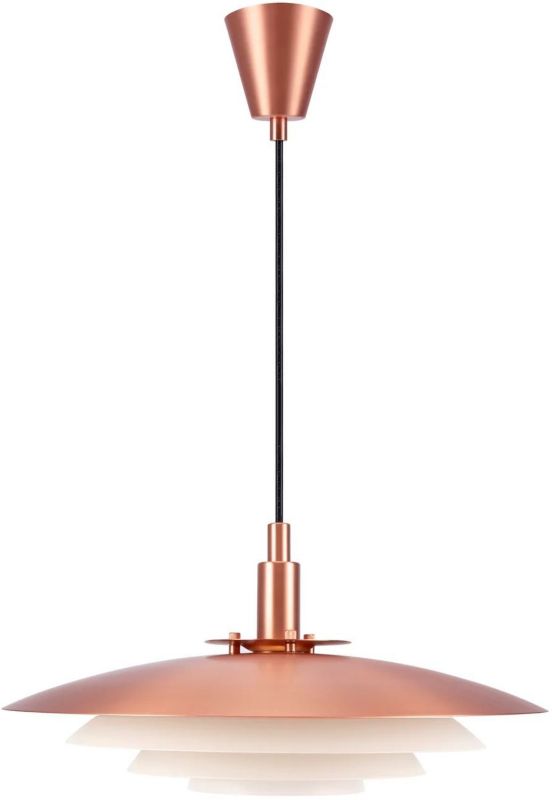 Lampa wisząca Nordlux Bretagne miedź, 25W, G9, metal, IP20, 38cm, 1 szt.