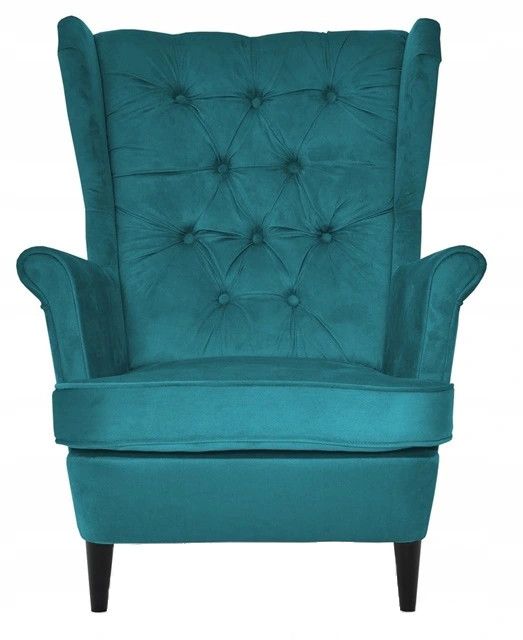 Fotel uszak do salonu Family Meble Gaja niebieski 1szt