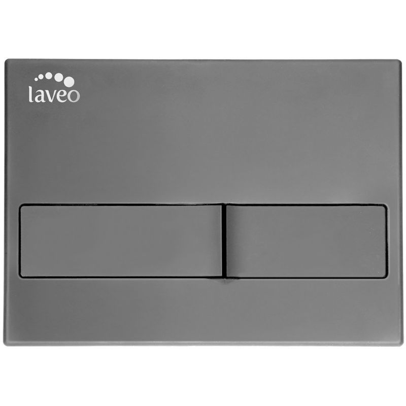 Przycisk spłukujący do WC Laveo Beni dwudzielny ABS grafit 1 szt.